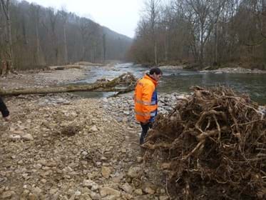 Roland Hollenstein Schlussabnahme Revitalisierung Wutach